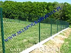 ogrodzenia Siatka FI 2,5/3,6 mm. Zielona wys. 1,3 m +murek prefabrykowany Gate Luk