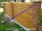 Ogrodzenie drewniane - sztachetka pozioma ogrodzenia Bielsko-Biała