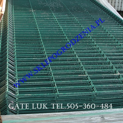 ogrodzenia Bielsko-Biała sklep z ogrodzeniami Ogrodzenia panelowe Panele 3D Kolor 5mm/5mm Panel Zielony