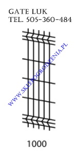 ogrodzenia Bielsko-Biała sklep z ogrodzeniami Ogrodzenia panelowe Panele 3D Ocynk 5mm/5mm Panel ocynk 5mm/5mm