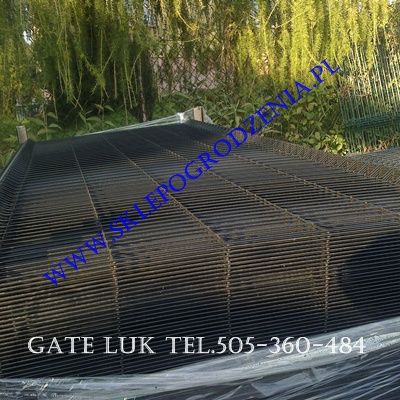ogrodzenia Bielsko-Biała sklep z ogrodzeniami Ogrodzenia panelowe Panele 3D Kolor 5mm/5mm Panel czarny